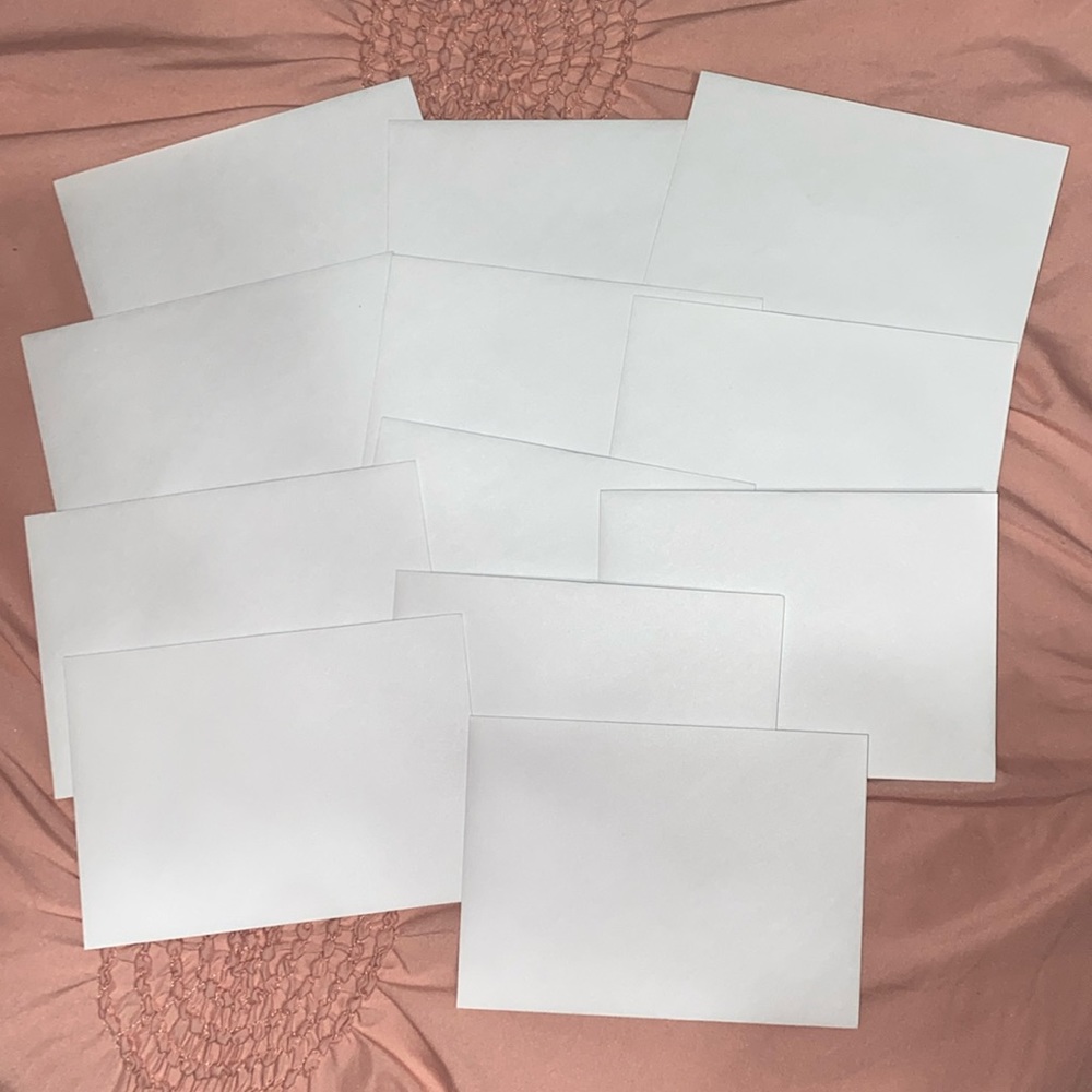 Hallmark Blank White Envelopes 12 Count